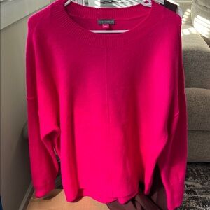 Vince Camuto | Fuchsia Crew Neck Sweater